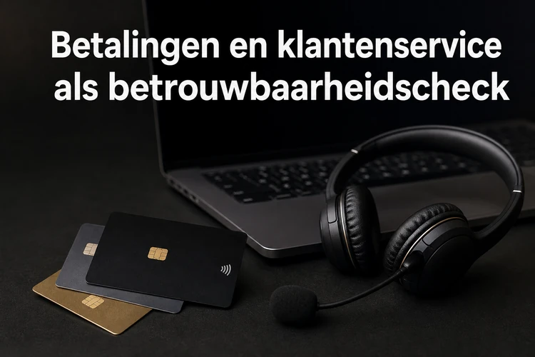 Betalingen en klantenservice als betrouwbaarheidscheck
