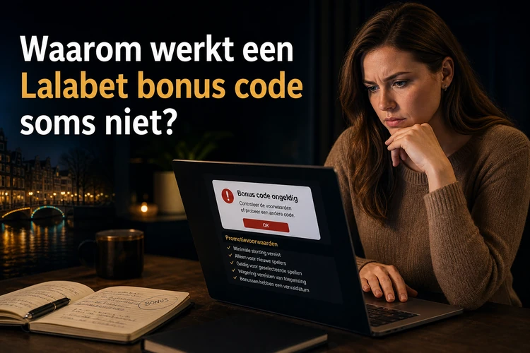 Waarom werkt een Lalabet bonus code soms niet?